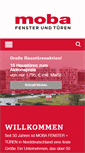 Mobile Screenshot of moba-fenster.de